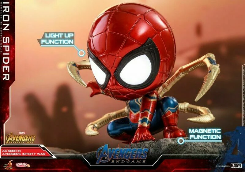 Мини фигурка модель для фанатов коллекция горячие игрушки COSBABY Мстители: Endgame COSB559 Железный Паук ПВХ Фигурки HT модель игрушки