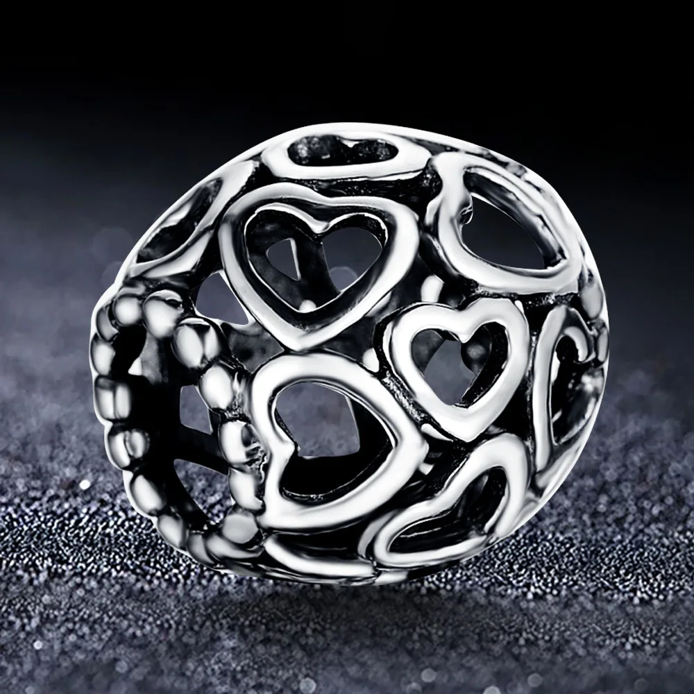 Серебряные украшения сделай сам очаровательный подрходит к оригиналу Pandora