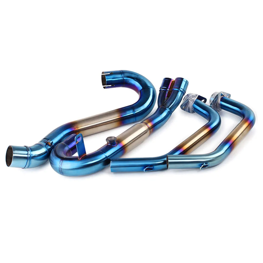 TKOSM For Yamaha YZF R3 R25 MT-03 MT-25 Motorcycle Exhaust Contact Pipe Link for MT03 R30 2014-2016 Front |