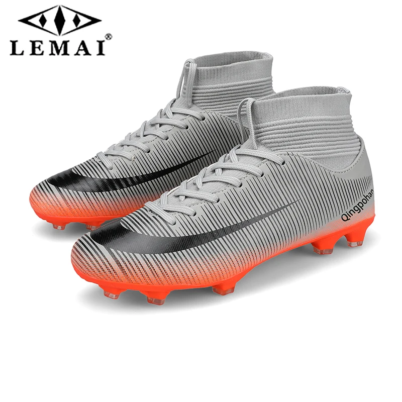 Youth Long Nails Flat Shoes Sneakers Plus Size High Training Football | Детская одежда и обувь