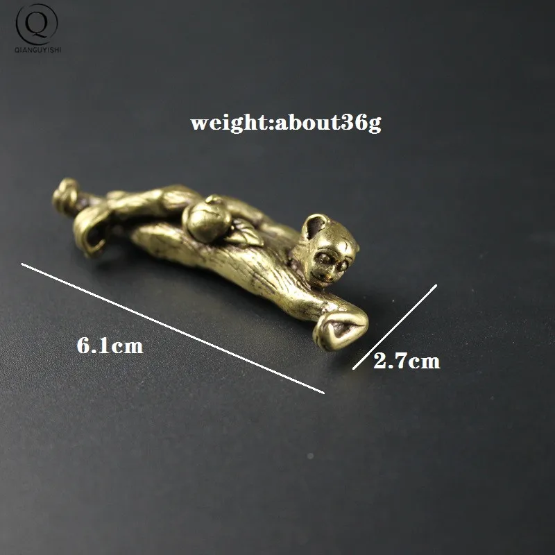 Латунь Брелок из чистой меди ручной работы подвеска автомобиля брелоки с длинной