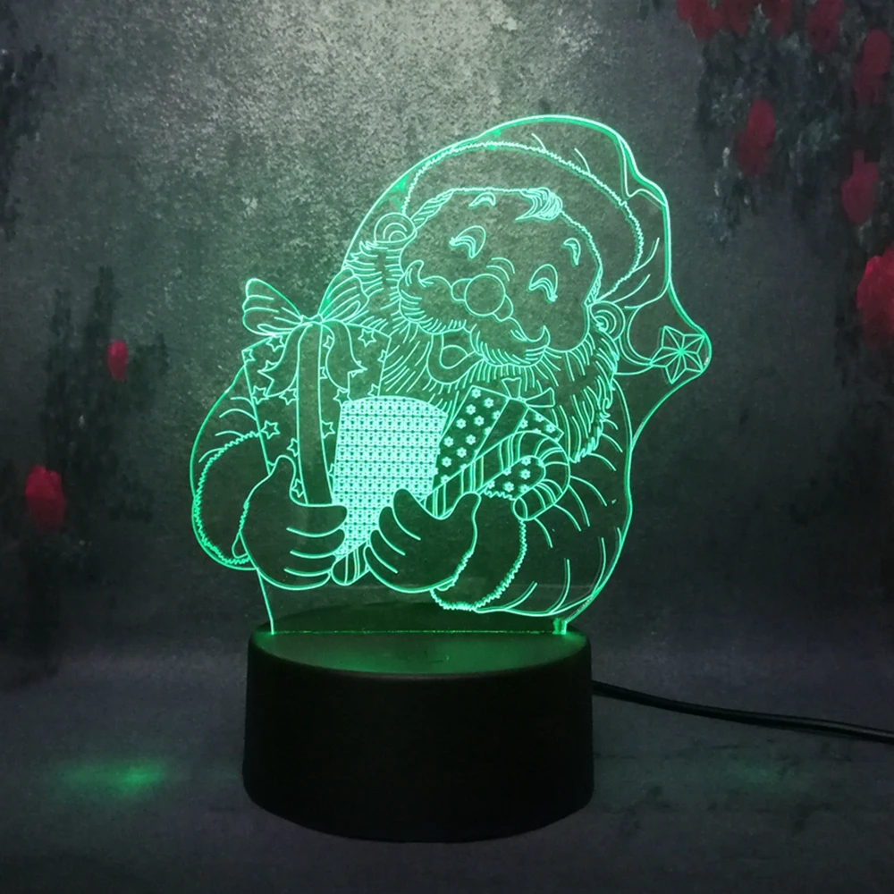 Детский креативный Рождественский DIY игрушка домашняя лава лампа любезно Санта