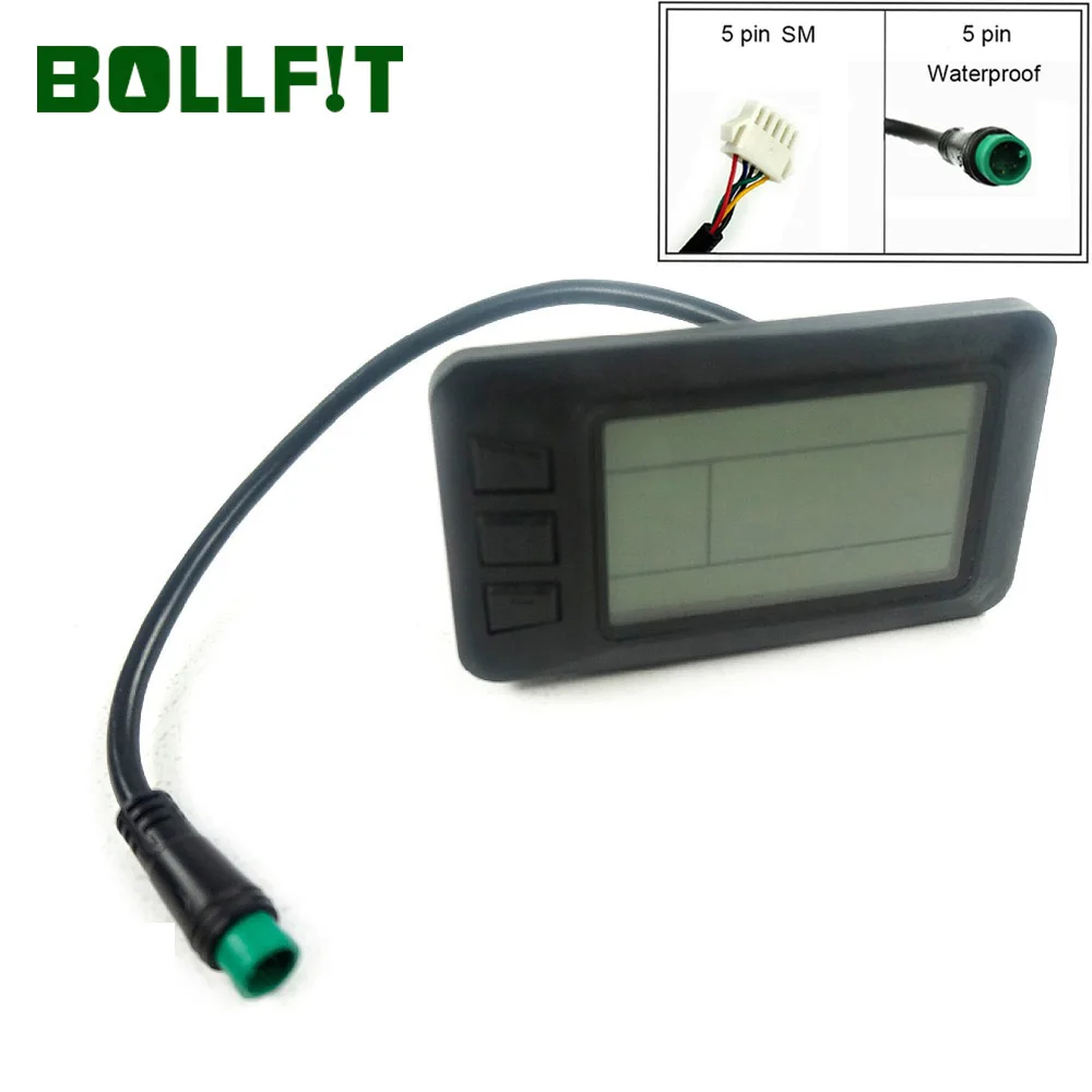 BOLLFIT KT Kunteng ЖК-дисплей 7 USB аксессуары для электрического велосипеда Дисплей Electrice велосипед ЖК-дисплей, фара для электровелосипеда в наборы для ухода за кожей