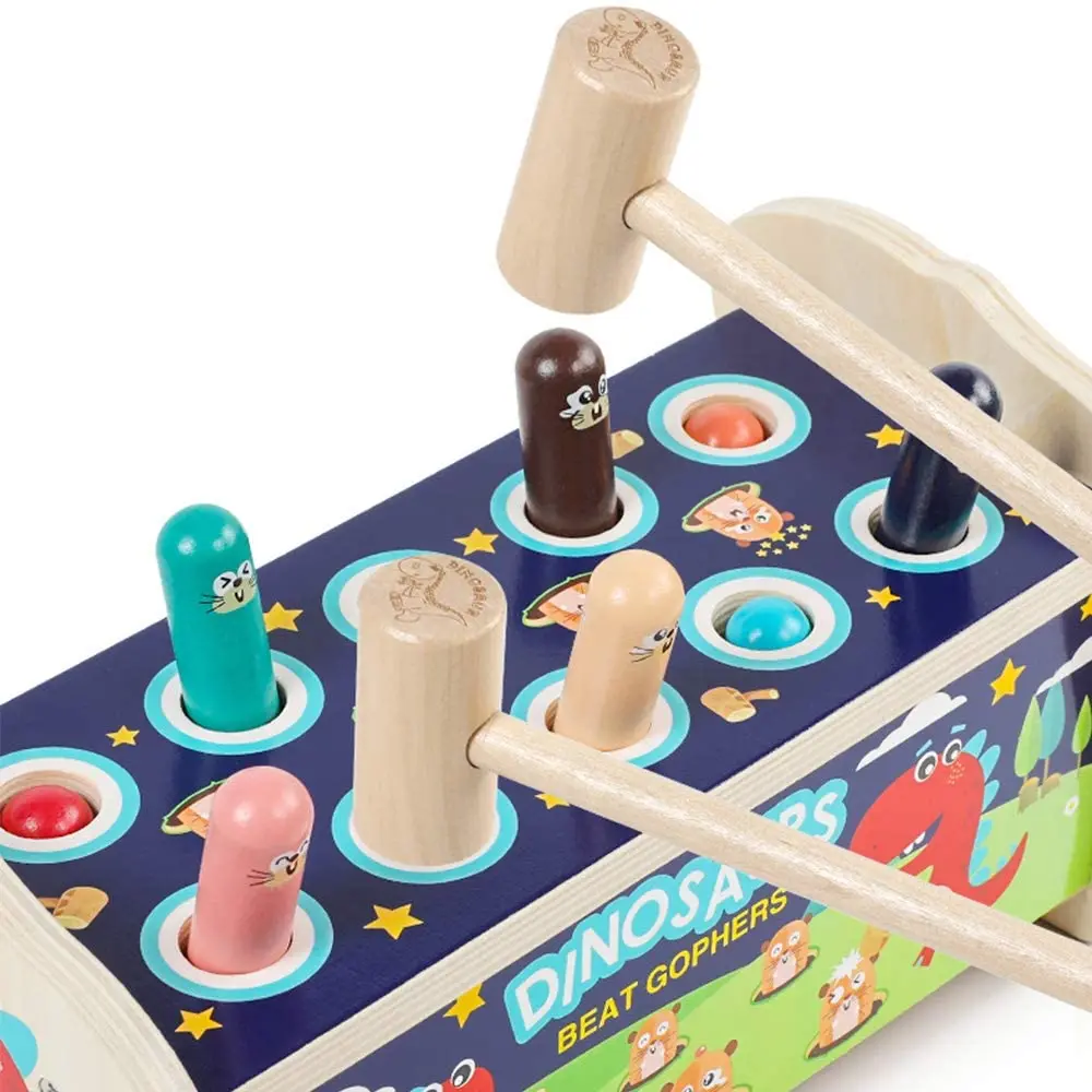 Деревянная Скамья Landzo с молотком детские дошкольные игрушки развивающая игрушка