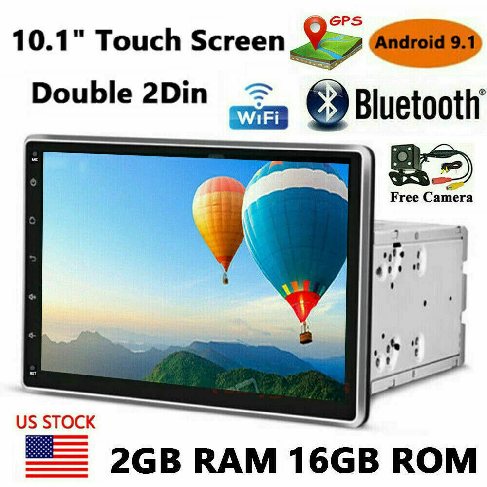 

Автомагнитола 2 Din, Android 9,1, автомобильный мультимедийный плеер, Авторадио 2 Din, 10,1 дюйма, универсальный GPS, Bluetooth, FM, Wi-Fi, автомобильный стерео проигрыватель