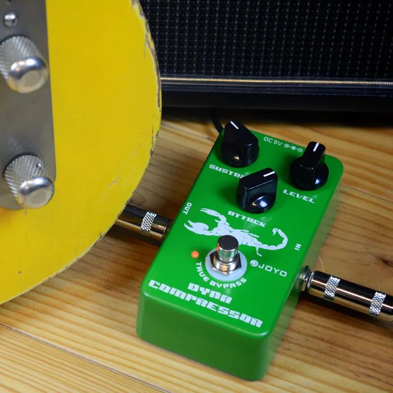 joyo jf 10 klassische dynamische kompressor kompresse wirkung pedal für elektrische gitarre pedal mini pedale true bypass gitarre bass teile free
