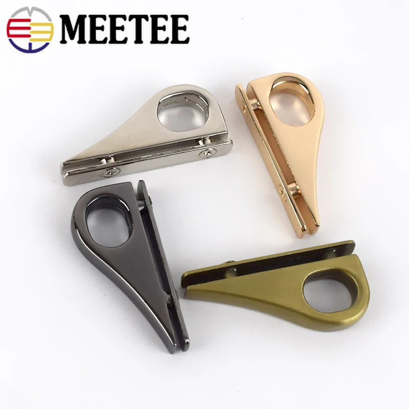 Meetee 4/10 шт. Сумка с боковой застежкой металлические пряжки сумки цепочкой крючок