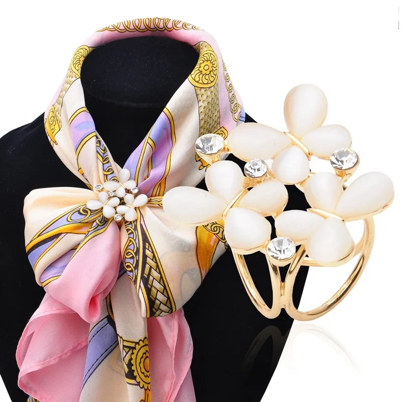 Модная трициклическая Пряжка для шарфа с бабочкой 2021 высококачественные