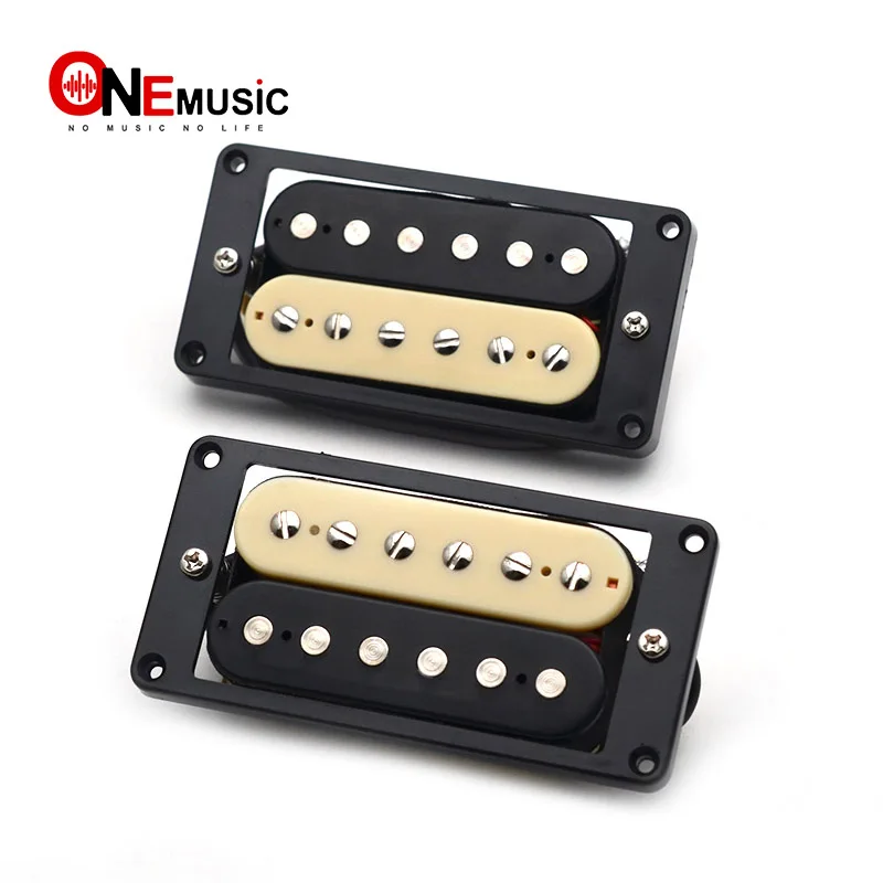 gitarre pickup zebra konfrontiert humbucker doppel coil elektrische gitarre pickups 5052mm mit installation rahmen gitarre zubehör free global s