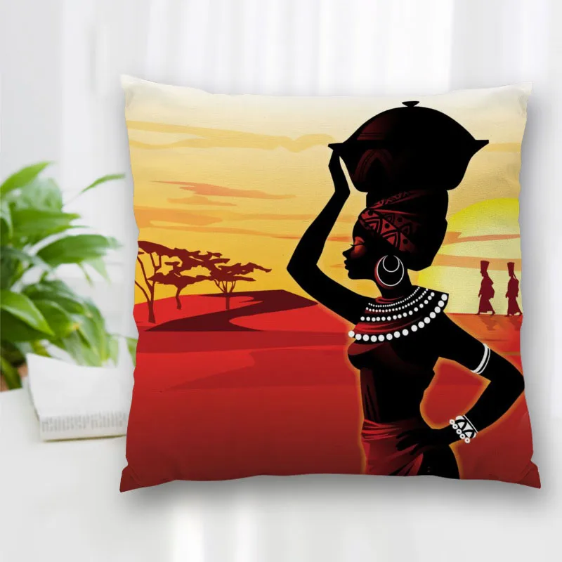 Высококачественный чехол на квадратную подушку в африканской культуре заказ