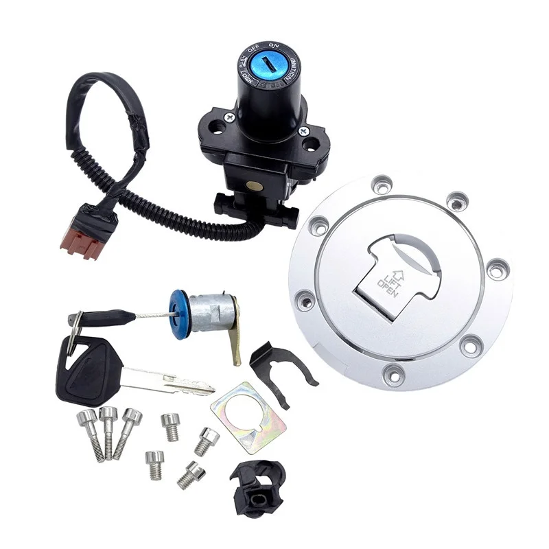 1 компл. Замок зажигания мотоцикла крышка бензобака замки ручки включают ключ для
