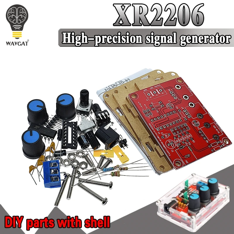 XR2206 функциональный генератор сигналов DIY Kit синус/треугольник/квадратный выход 1