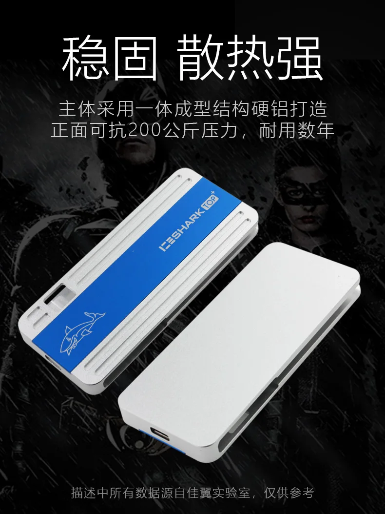 JEYI iceshark CC i9 Скрытая линия HDD корпус мобильного коробка-чехол на HDD NVME Тип C3.1 JMS583 М. 2 USB3.1 M.2 pciessd U.2 M.2 PCI-E