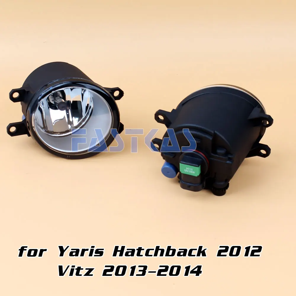 Светильник противотуманная фара 12 В 55 Вт для хэтчбека Toyota Yaris 2012 Vitz 2013 2014 левая и