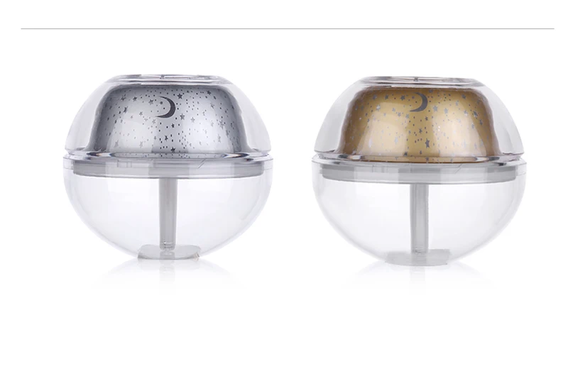

USB Crystal night lamp projector 500ml air humidifier Desktop Aroma diffuser ultrasonic mist maker LED night light for home
