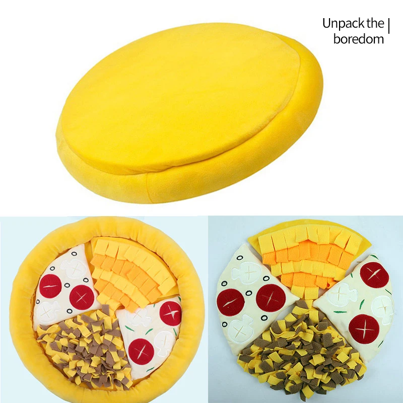 Интерактивные игрушки для домашних животных коврик пиццы собаки ножницы