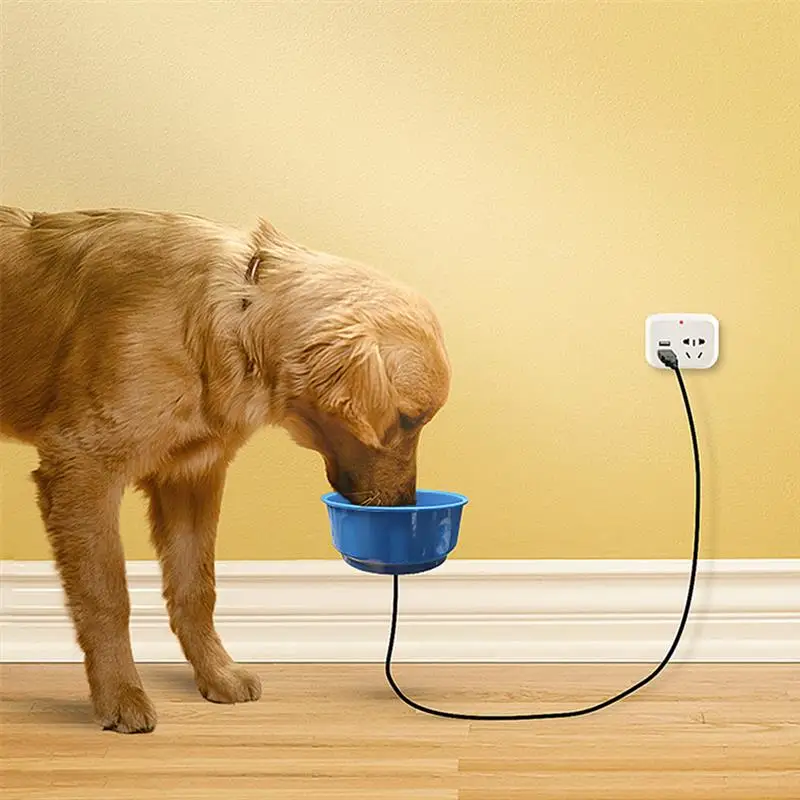 

Cat And Dog Food Tray Can Be Hung With Constant Temperature And Heat Preservation Heating Bowl USB Heated Pet Feed Bowls