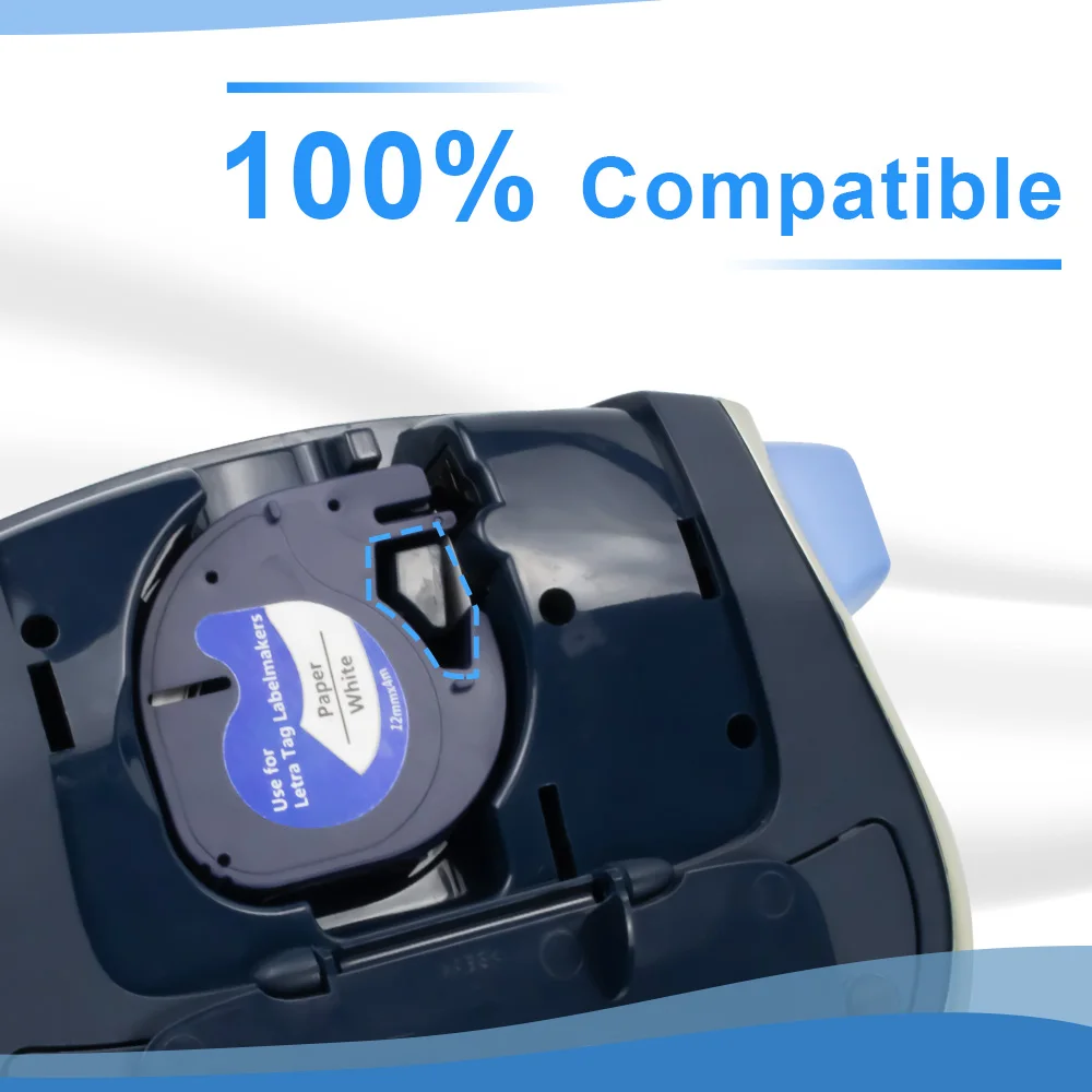 Labelwell 5 шт 12 мм 91201 91202 многоцветные пластиковые ленты для этикеток совместимые с