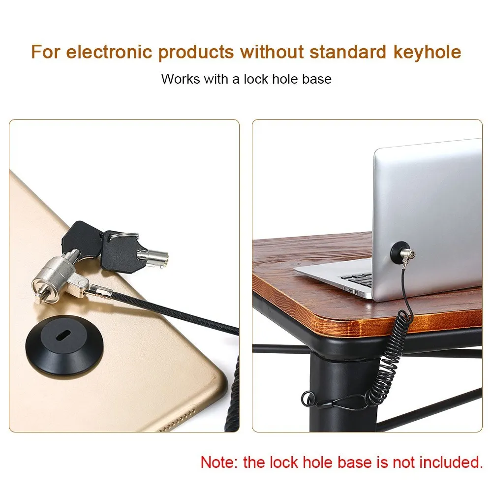 1 шт. индивидуальный ноутбук компьютер ключ безопасности кабель замок цепь H27953 6