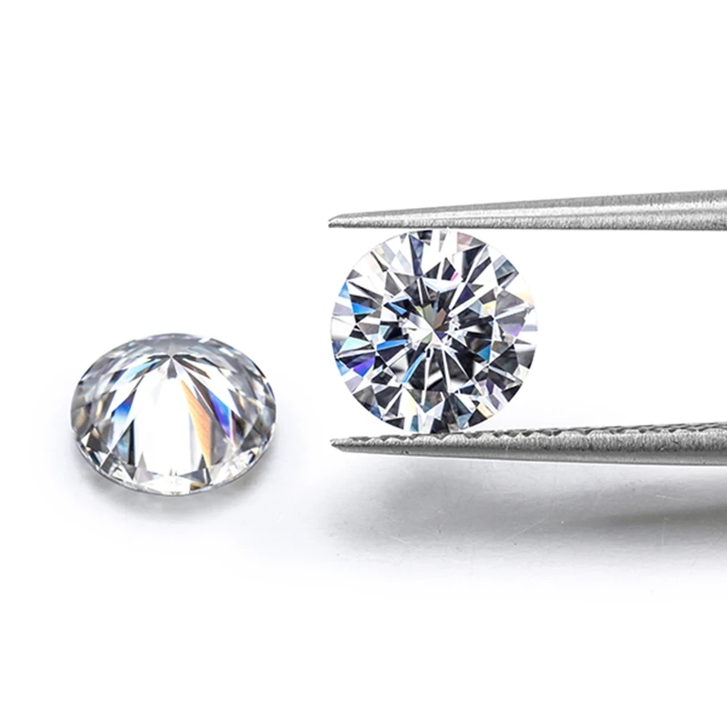 

Loose Moissanite 1.0ct 6,5 мм цвет GH круглый Brilliant Cut VVS1 кольцо браслет ювелирные изделия DIY Материал Лаборатория алмаз с сертификатом
