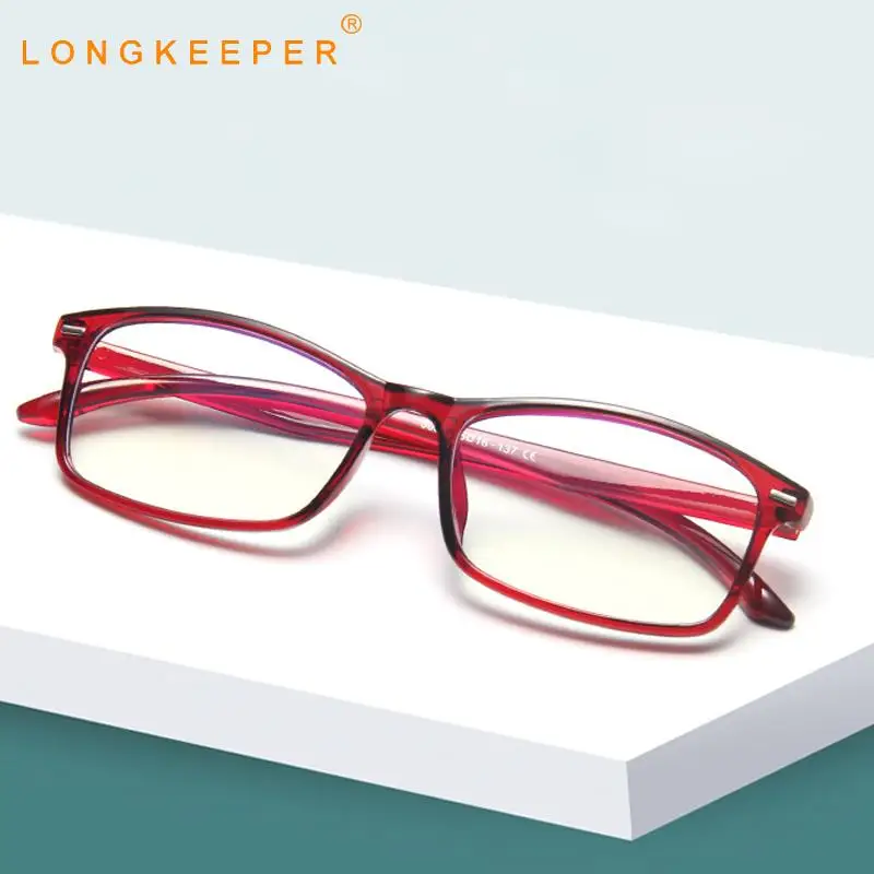 Очки в винтажной квадратной оправе для мужчин и женщин LongKeeper Классические