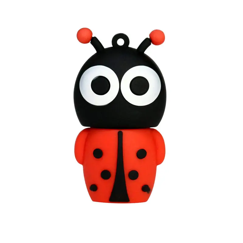 USB флеш-накопитель, 8 г, милые животные, божья коровка, USB флеш-накопитель, 32 г, флешка, 16 ГБ, USB флешка, жук, флеш-карта памяти, накопитель - Цвет: 01