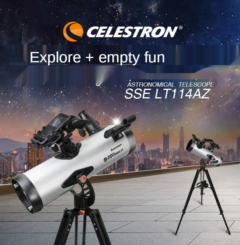 Celestron StarSense Explorer LT 114AZ Профессиональный астрономический телескоп 114 мм с
