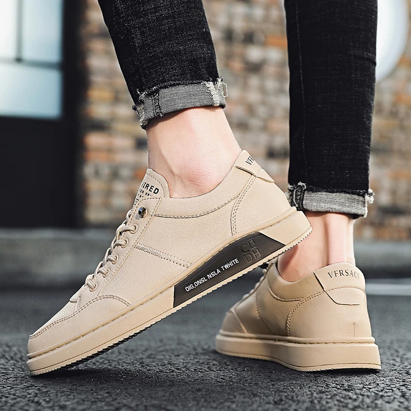 

Outdoor Men Casual walking Shoes Fashion Leather Shoes for Men Summer Men's Flat Formal casual comfortable leather Shoes w5