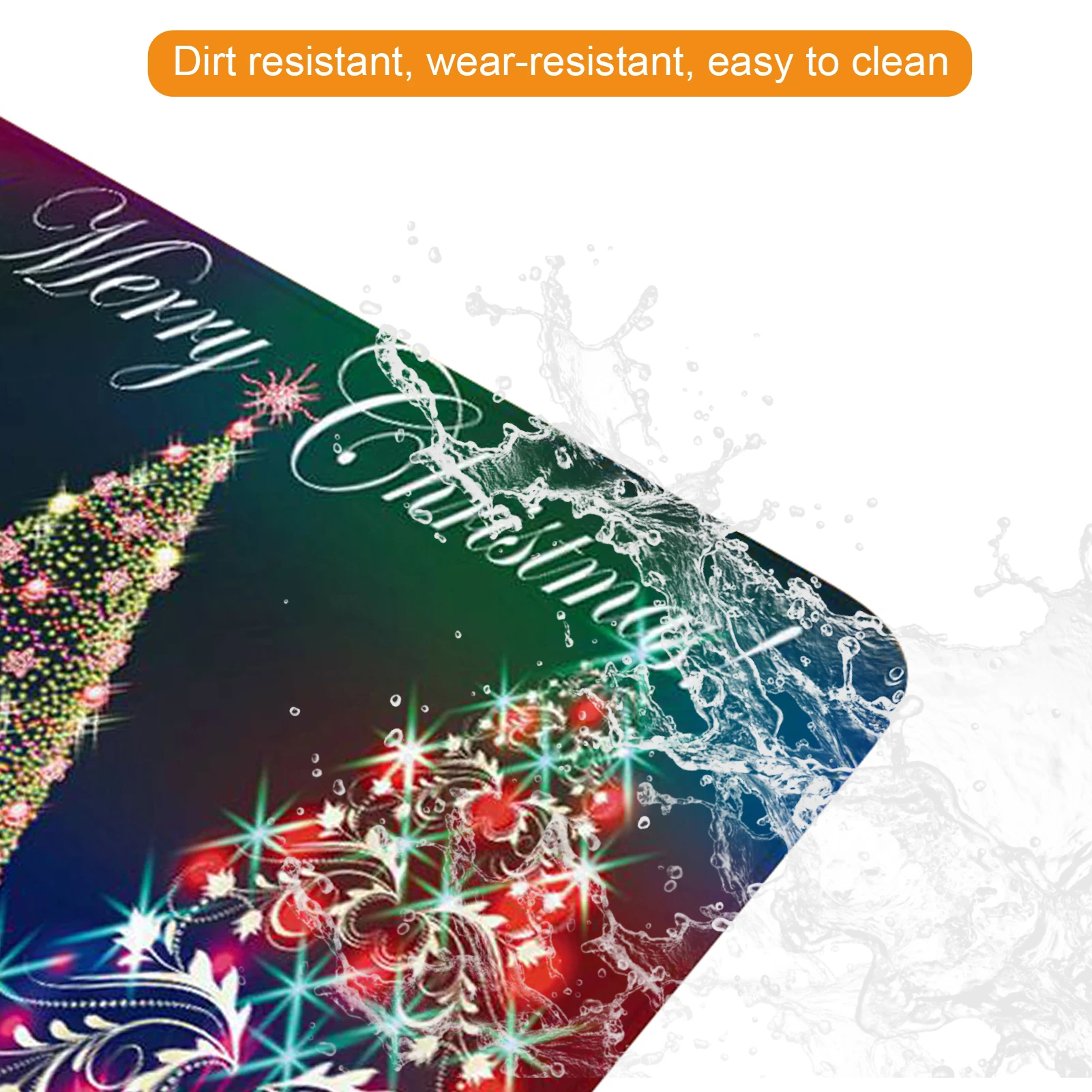 Рождественский современный ковер для гостиной кухонный коврик настенный