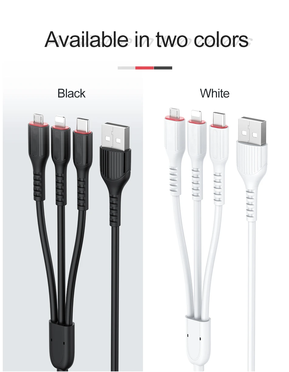 3 в 1 USB кабель 3.1A для мобильного телефона Micro usb type C кабель зарядного устройства для samsung Xiaomi huawei кабель для быстрой зарядки телефона шнур