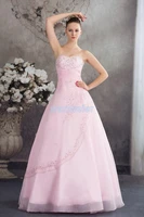 free shipping dresses are wedding 2016 fantasias handmade custom size lace up bride cinderella embroidery wedding dress pink