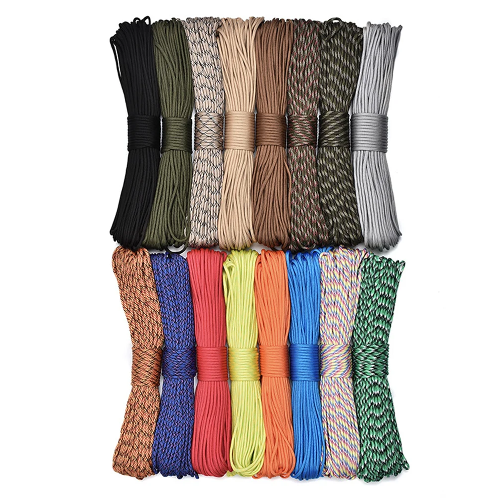 

Светоотражающий Паракорд 550, 4 мм, футов, парашютный шнур, веревка Mil Spec, 9 нитей, оборудование для альпинизма, кемпинга, выживания