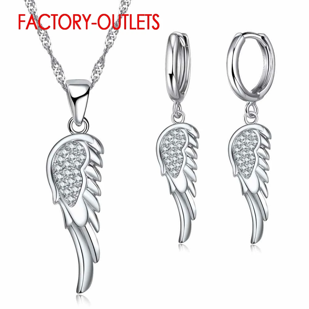 Комплект из колье и серёг серебра 925 пробы|Ювелирные наборы| |