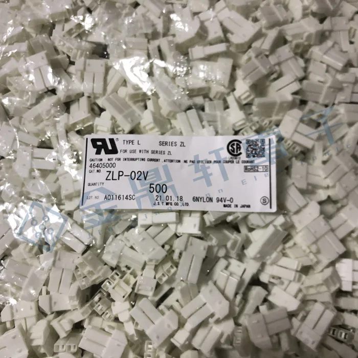 JST-conectores de ZLP-02V, carcasas de terminales, piezas nuevas, 100%-0
