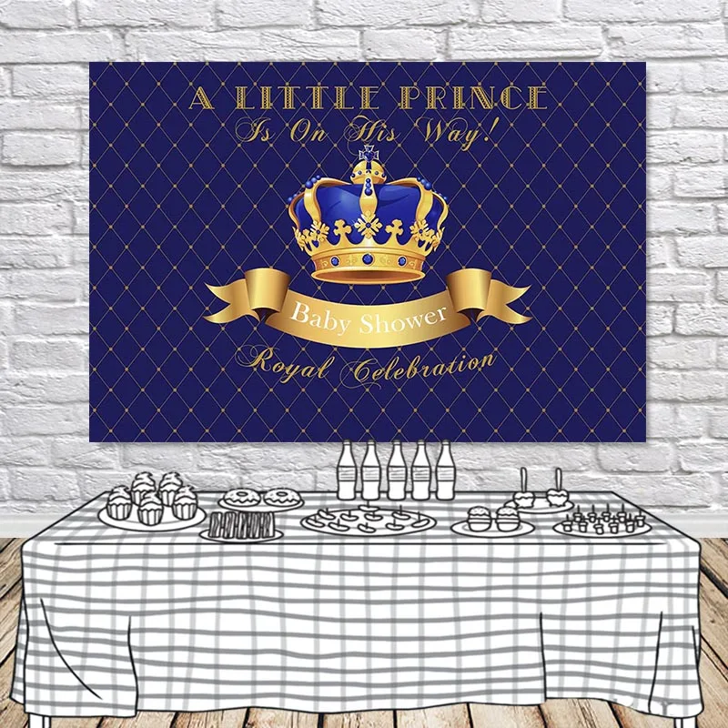 Виниловый фон для фотосъемки мальчиков с изображением короны|Фон фотосъёмки| |