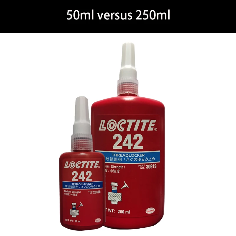Loctite 50/250 мл резьбовой шкафчик 222 241 242 243 262 263 271 272 277 винтовой клей анаэробный для