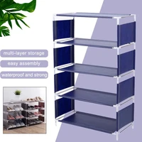 45 layer non woven dustproof shoe rack storage organizer cover cabinet shelf cabinet housekeeping diy multi storey shoe shelf