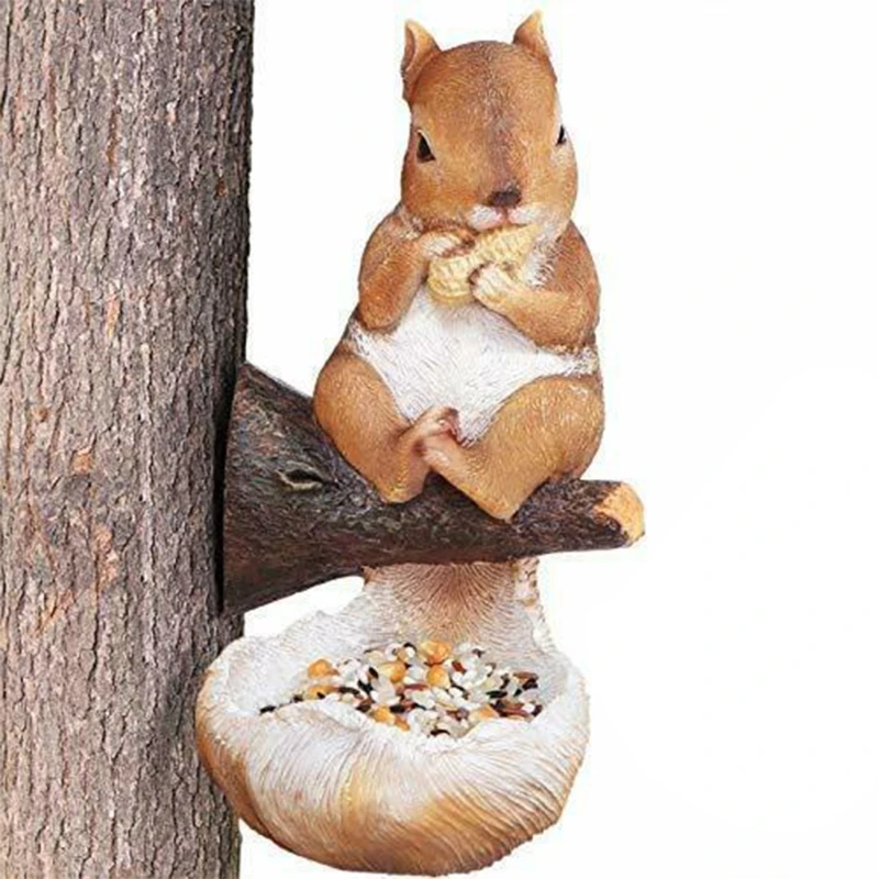 

Harvest Festival Garden Bird Bath Sunflower Ornaments, Sunflower Resin for Garden and Room Decoration