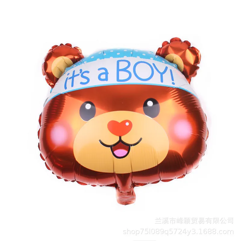 

18inch 5pcs BABY BOY Foil Balloon Birthday Party Decoration Cartoon Animals Helium Balloon Baby Shower Girl Kids Toy Globos