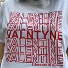 Футболка для влюбленных VIP HJN, летняя футболка с надписью 5 секунд на День Святого ВалентинаВалентина, модная летняя хлопковая футболка в стиле унисекс 90-х с короткими рукавами