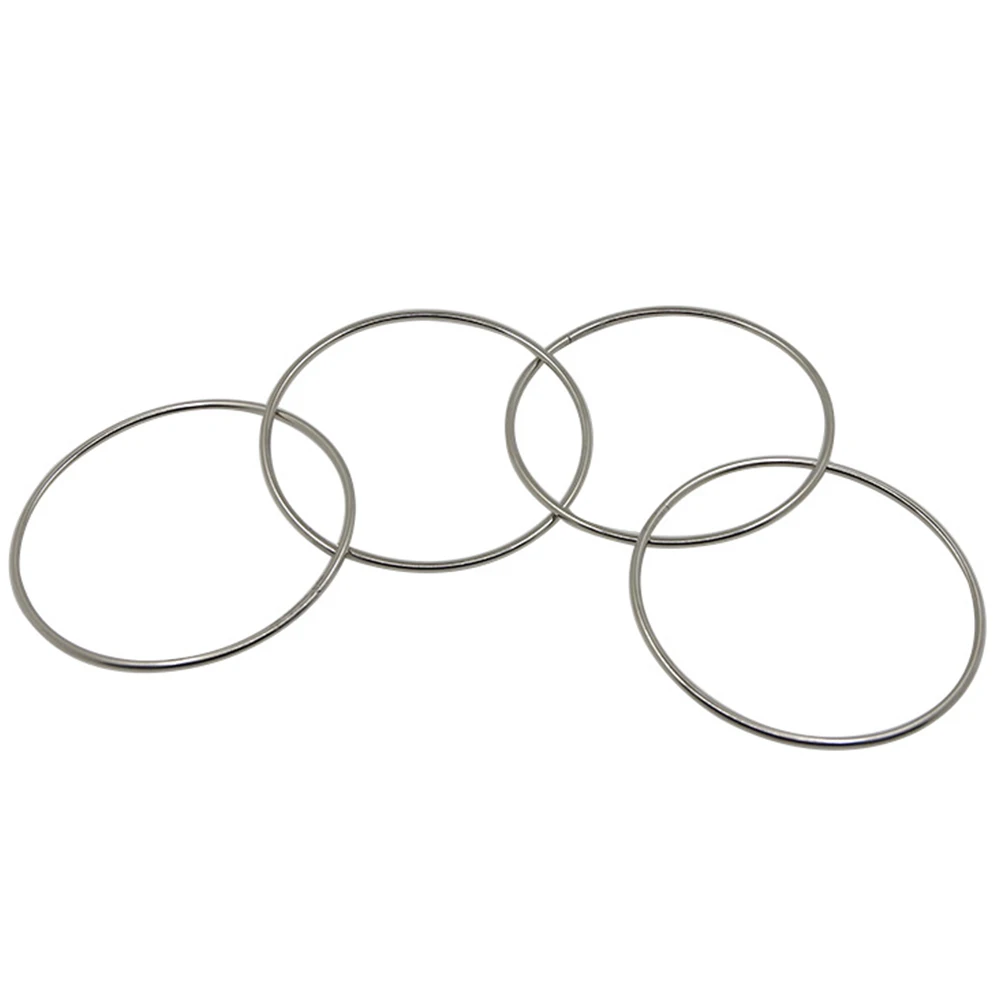 4PCS/Set Magician Magic Prop Stage Street Performance Trick Linking Ring Show Metal Toys Fun | Игрушки и хобби