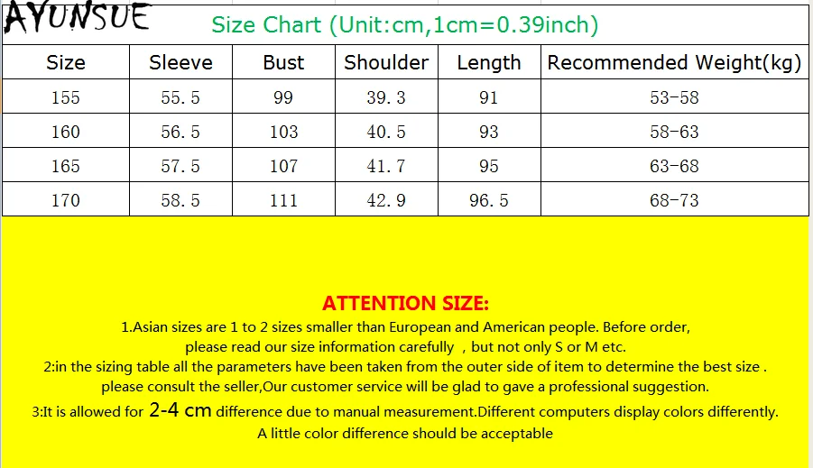 

AYUNSUE Fashion Korean Women's Down Jacket Raccoon Fur Collar Hooded Parkas Jacket High Quality Women Coats Ropa Mujer Zjt208