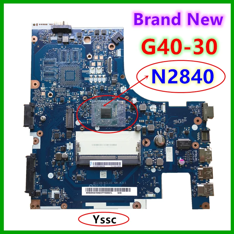 Новинка! NM A311 материнская плата для ноутбука Lenovo G40 30