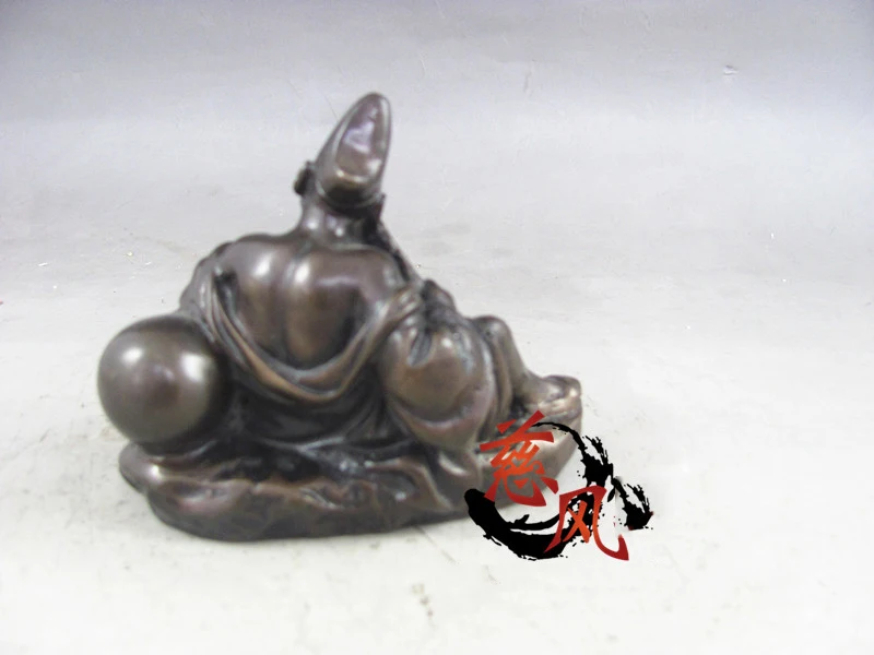 Китайская медная статуя Цзи Гонг Fengshui из старой коллекции | Дом и сад