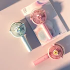 Kawaii Sanrio Kittys Cinnamoroll аниме мультфильм портативный спрей вентилятор перезаряжаемый выход украшение вращающаяся игрушка мультфильм стиль