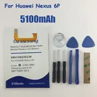Аккумулятор HB416683ECW на 5100 мА  ч для Huawei Google Ascend Nexus 6P H1511 H1512