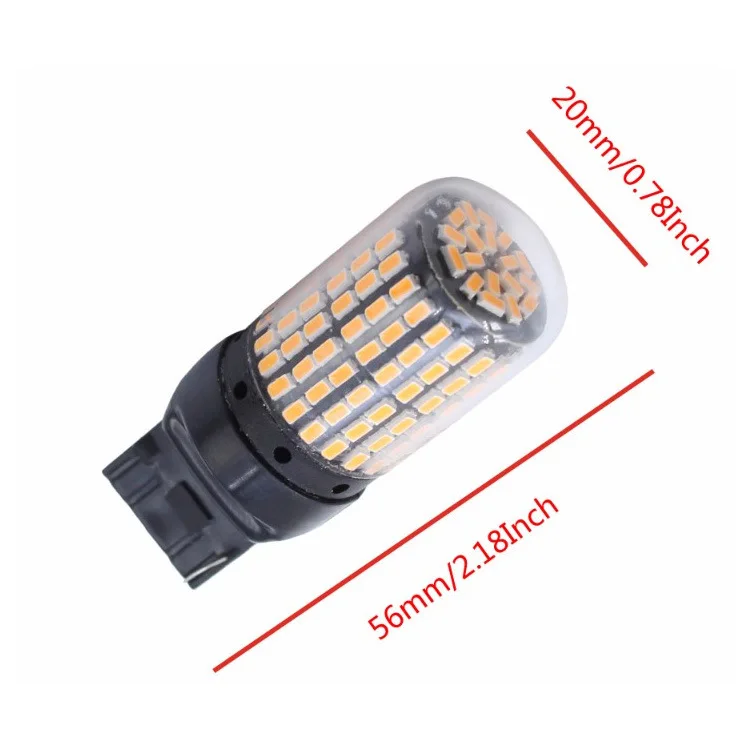 1 шт. светодиодный лампы 3014 144smd сигнала поворота светильник без вспышки CanBus без ошибок 1156 BA15S P21W BAU15S PY21W светодиодный светильник T20 7440 W21W Цвета