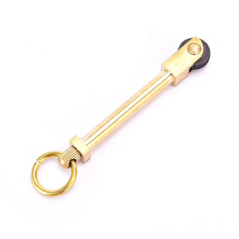 Уличный кремневый противопожарный стартер мини латунный шкив Перманентная