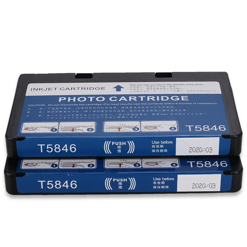 Чернильный картридж T5846 совместимый с принтером Epson PictureMate PM225 PM300 PM200 PM240 PM260 PM280