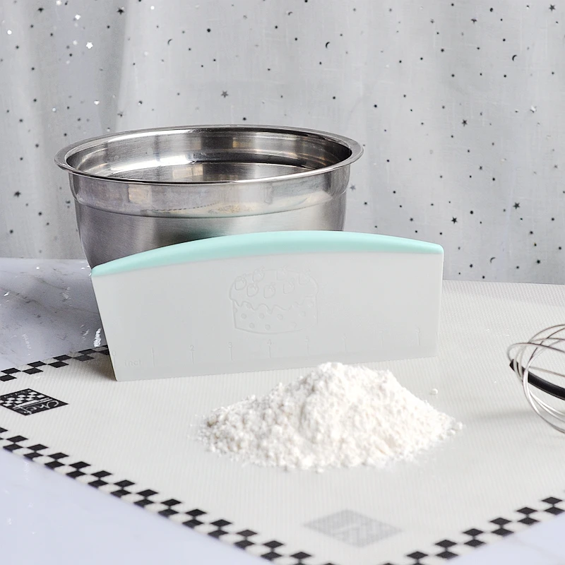 Пластиковый резак для теста и пиццы скребок очень большой скамный кондитерские